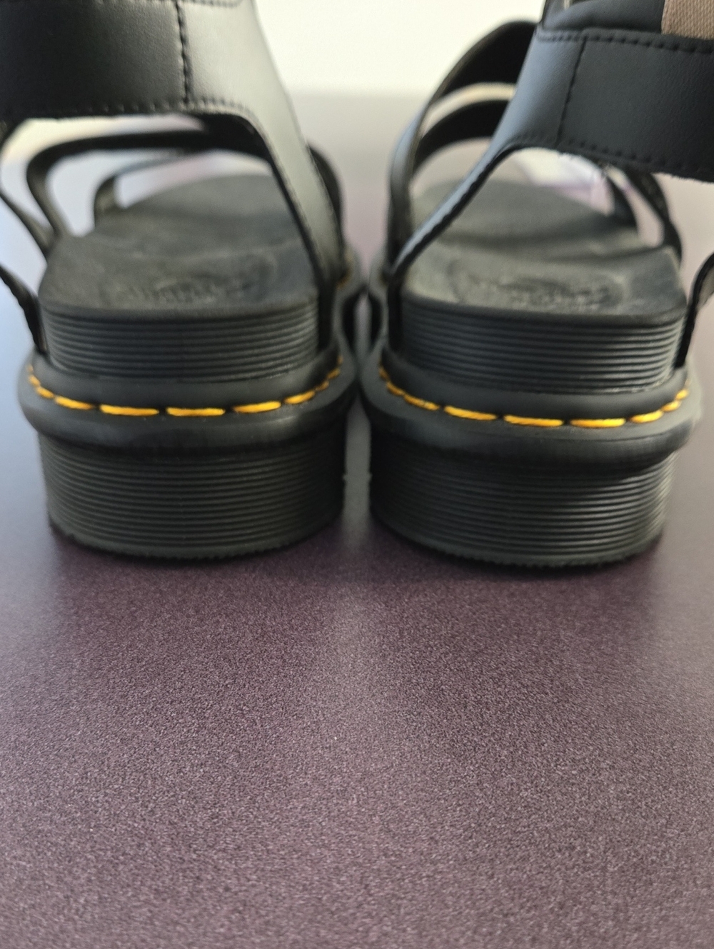 Dr. Martens Women's Black Blaire Platform Sandals Size 8 - Picture 5 of 10